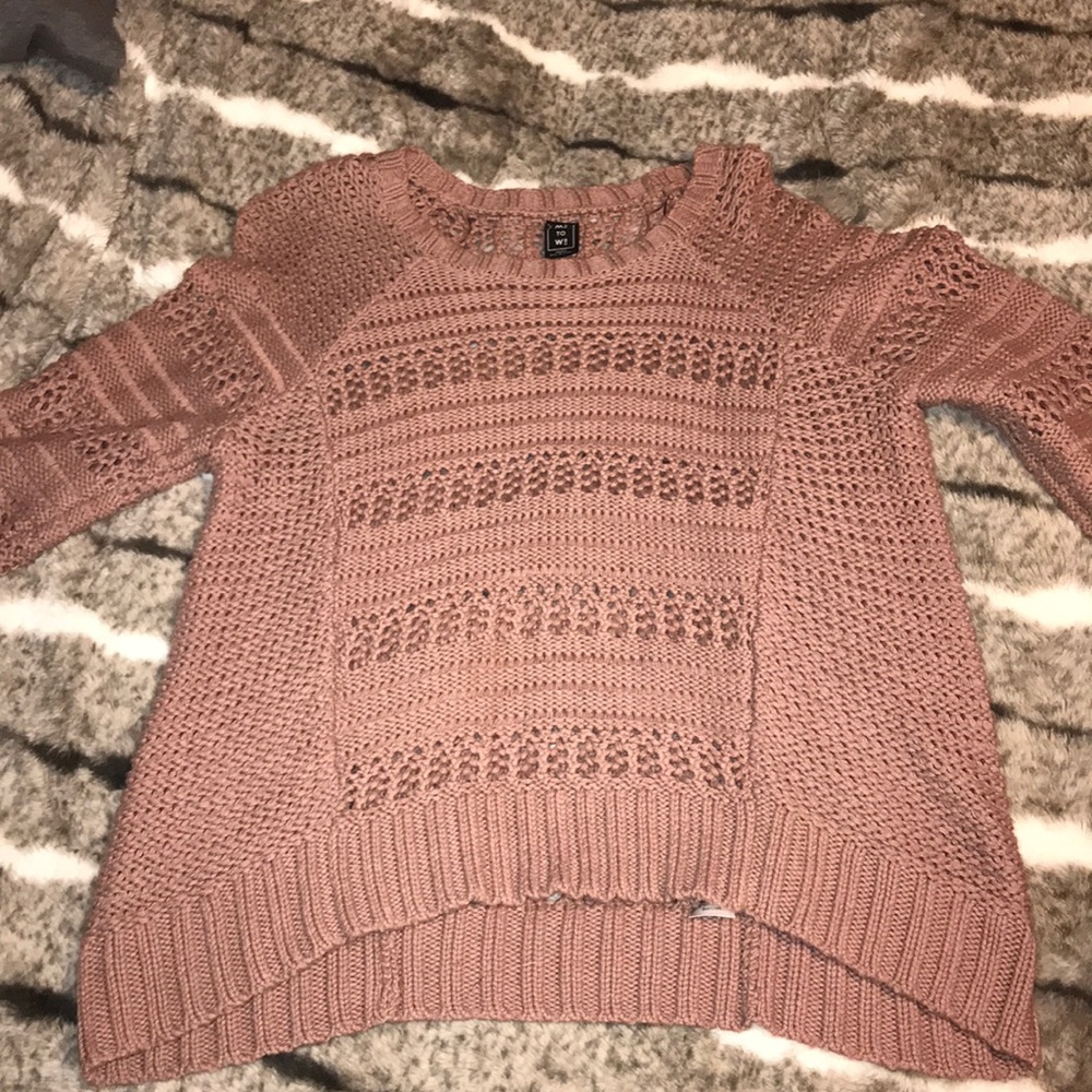 SOLD Pacsun light pink/purple sweater
